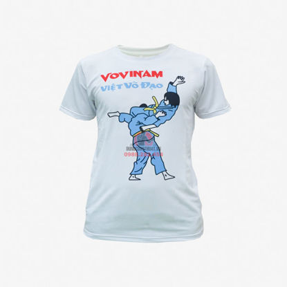 Picture of Áo Thun Vovinam Trắng Vải Thun Lạnh Dày