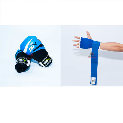 Ảnh của COMBO - Găng Boxing BN + Băng Xỏ Tay Unicorn Power