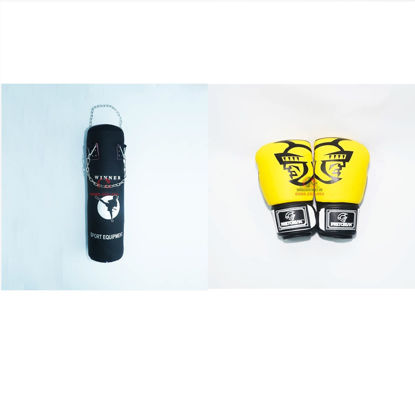 Ảnh của COMBO - Bao Cát Hoàn Thiện Dây Xích Winner + Găng Boxing Pretorian